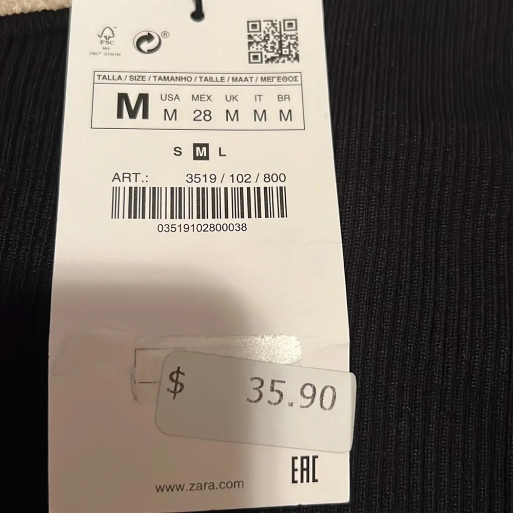 Zara crop top - Picture 3 of 3